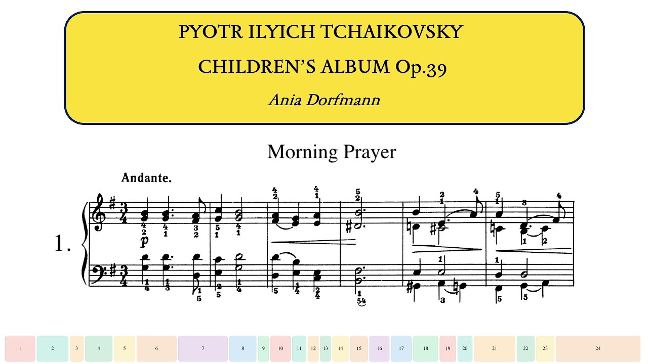 Tchaikovsky, Children's Album, Op.39 (Ania Dorfmann)