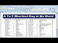 MS Word ke 5 secret shortcut 🔥MS Word shortcut jo aapko pro bana de 😲30 sec me MS Word shortcut