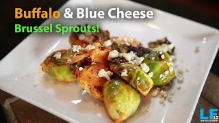 Buffalo & Blue Cheese Brussel Sprouts - Healthy Recipe