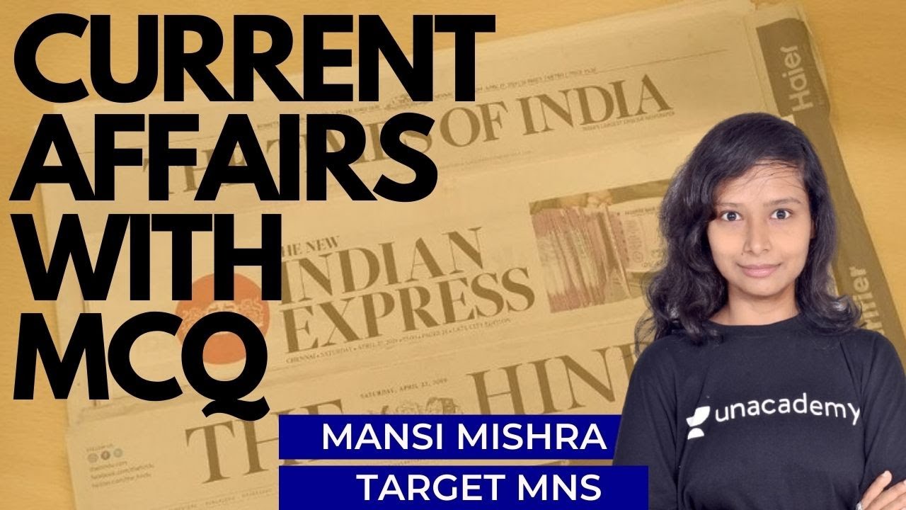 MCQ On Current Affairs MNS 2022 Mansi Mishra YouTube Mcq on current affairs mns 2022 mansi mishra youtube