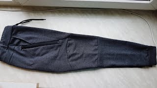 Part 3 How to sew trousers  sweatpants owerlock. Jak uszyć spodnie dresowe