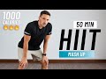 50 min fat burning hiit workout  full body cardio no equipment no repeat