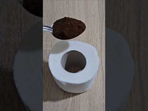 ضع بقايا القهوة على ورق التواليت ولن تواجه هذه المشكلة مرة أخرى  