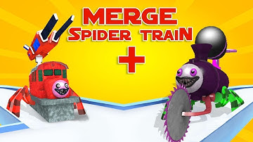 Merge Choo Choo Spider Train - Gameplay Walkthrough, All Levels 1-20 ( iOS, Android ) | Merge Spider