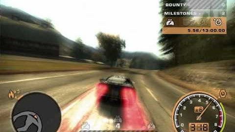 Need For Speed Most Wanted - Corvette C6 - Maximum Speed -385 Km/h