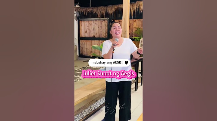JULIET SUNOT VOCALIST NG AEGIS! #julietsunot #aegis