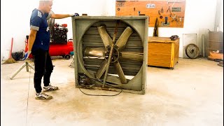 Restoration of Industrial Fan Machine
