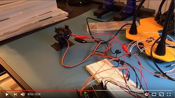 Arduino powered laser gimble