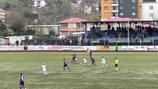 Artvin Hopaspor- Akhisarspor maçında hopasporun attığı goller