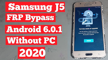 Samsung J5 - 6.0.1 - 2020 Bypass Google account Samsung J500 FRP Remove Google Lock without PC 2020