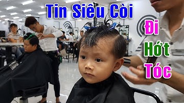 Tin Và Anh Hai Đi Hớt Tóc Ở 30Shine ❤ Quả Đầu Nấm Của Tin Siêu Còi ❤