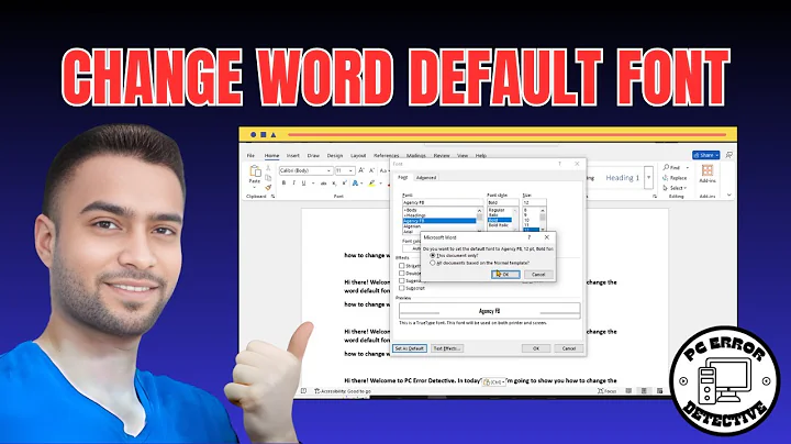 How to Change Word Default Font - Detailed Tutorial {2025}