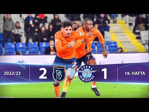 M. Başakşehir - Adana Demirspor (2-1) Highlights/Özet | Spor Toto Süper Lig - 2022/23