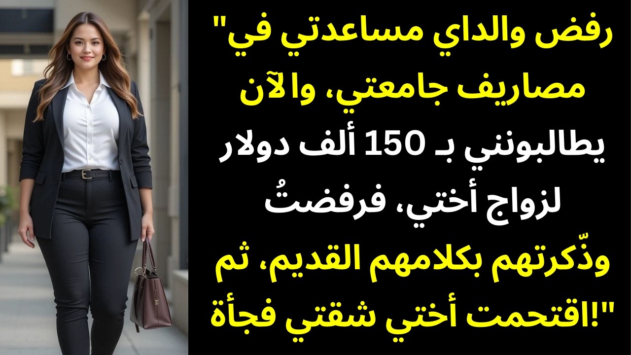 بعد أن رفض والداي مساعدتي في دفع تكاليف جامعتي — أصبحا الآن يتوقعان مني أن أقدّم 150 ألف دولار لأجل