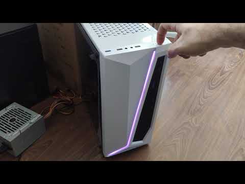 Evesky white case თეთრი ქეისები RGB განათებით