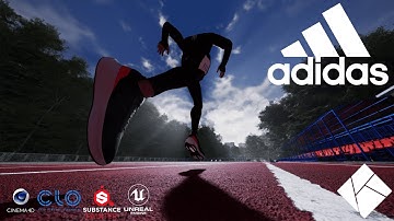 Adidas Cinematic video (Clo3d\Cinema4d\SubstancePainter\UnrealEngine)