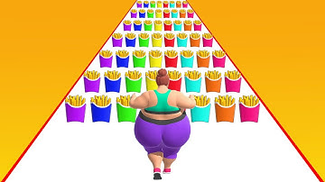 🆕Fat 2 Fit🍟🥑/ Max Level Gameplay Walkthrough / New Running Game 2022🤩