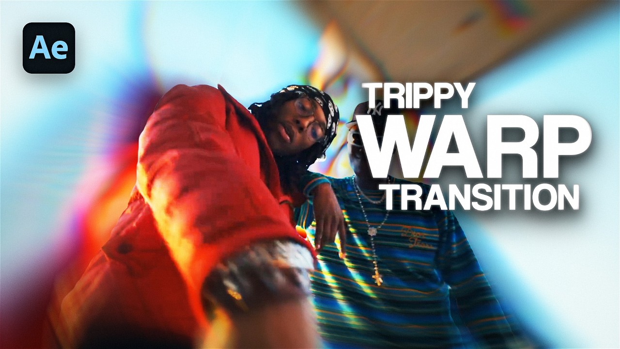 How to create TRIPPY WARP Transition in After Effects - YouTube