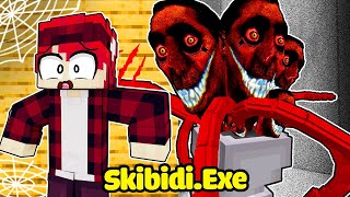 Hachi Phát Hiện Skibidi Toilet.Exe Tấn Công Làng Sinh Tố Trong Minecraft