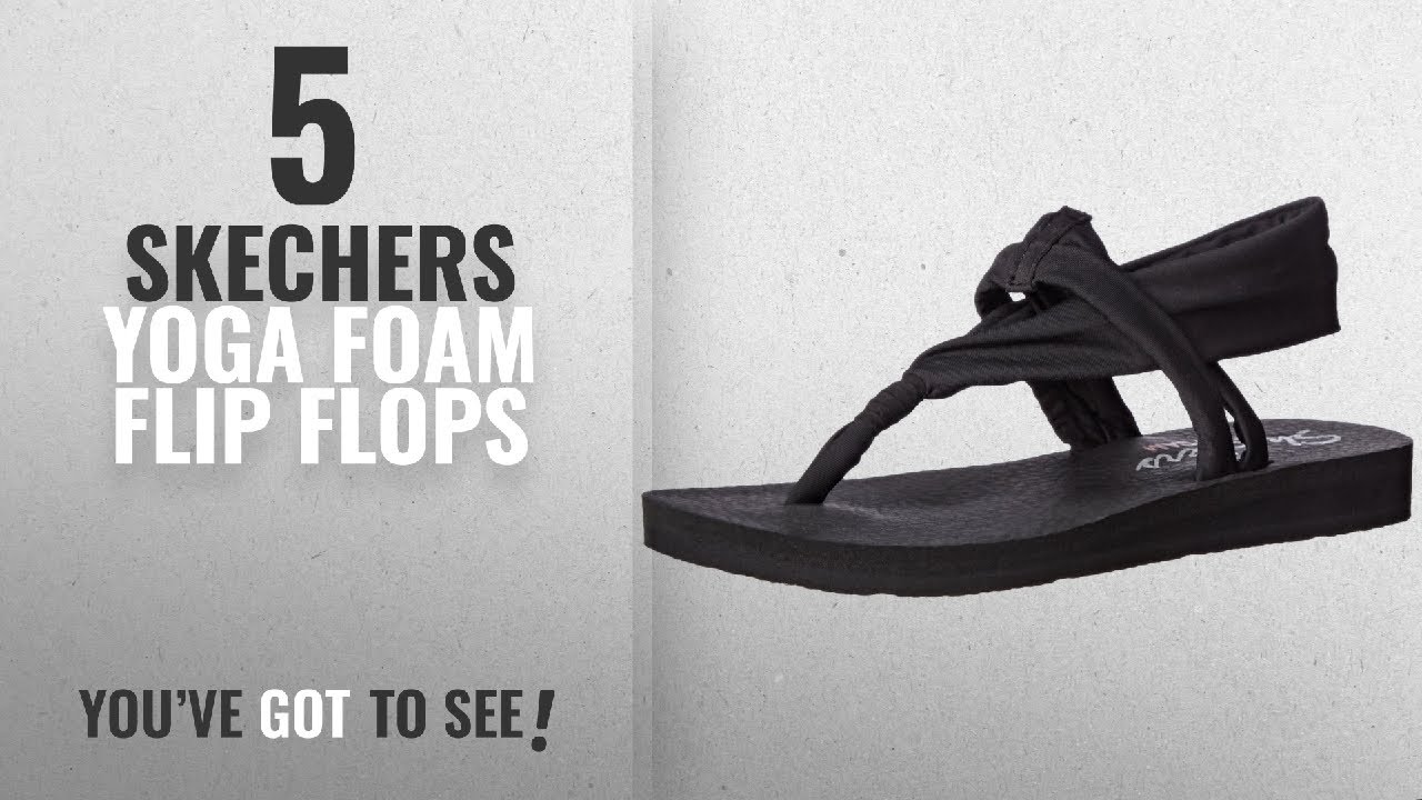 Top 5 Skechers Yoga Foam Flip Flops 2018 Skechers Cali Womens Meditation Studio Slingback Yoga