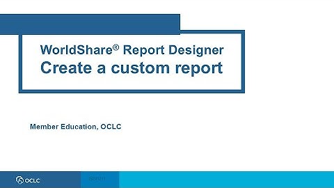 Create a custom report