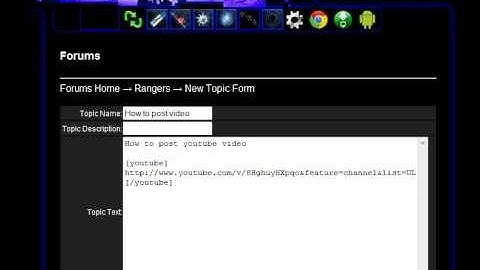 how to post on swf forum