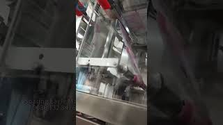 Twin Line Back Adhesive Label Packing Machine#doublelanepacking #tabletpackingmachine #machine