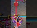 evo skeleton + hero ice golem 🥶 - CR #shorts #clashroyale #crshorts