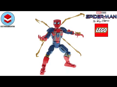LEGO Marvel Super Heroes 76298 Iron Spider-Man Construction Figure Speed Build Review