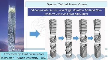 Dynamo Twisted Towers Course _ 04 CS and Origin Method Non Uniform Twist and Bias and Limits