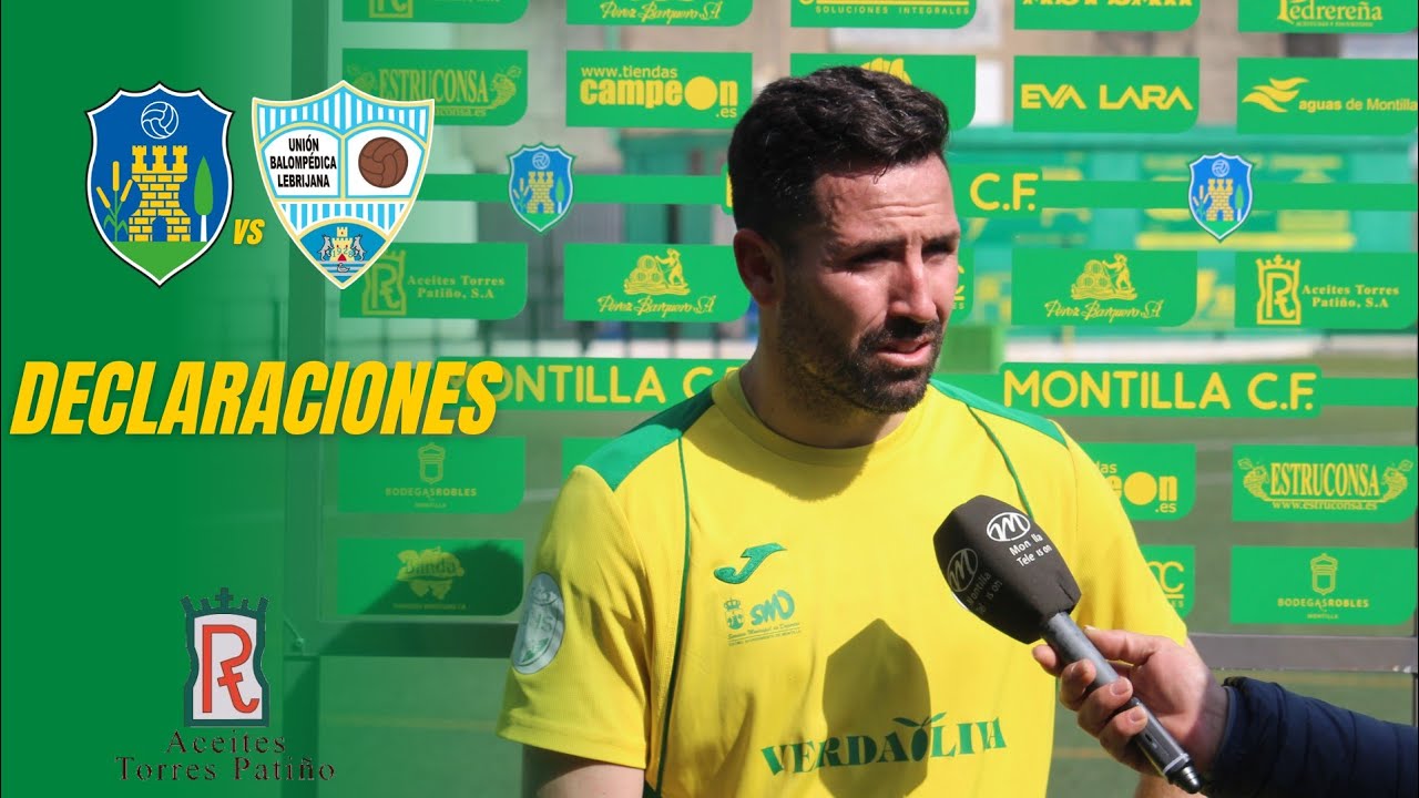 Declaraciones A. Carraña | Montilla CF - UB Lebrijana | Jornada 23