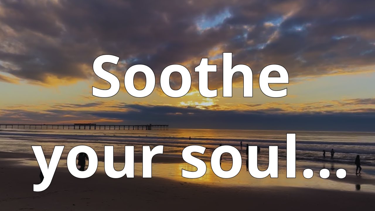 Watch the Most Calming Beach Sunset Before Christmas