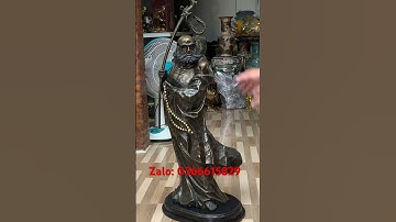 Tượng đồng Đạt Ma sư tổ #đồxưatrầnkha #0366615829 #khađồđồng