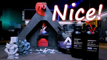 Aceaddity Elite, Water washable and ABS like Pro resins tested with impact testing