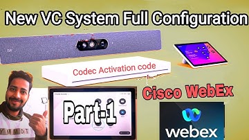 Cisco Codec को Configuration कैसे करें | Room kit VC System |Admin Hub Webex | Factory Reset