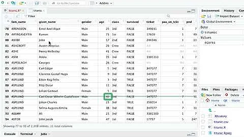 R Tutorial 06: Extracting Values from Data Frames