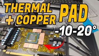 Menurunkan Suhu VGA | Ganti Thermal Copper Pad RTX 3070 Ti Memory Temperature Mining Ethereum
