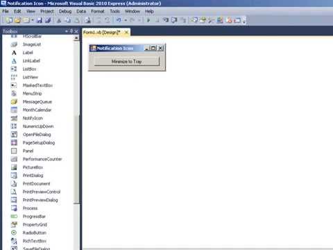 How to Use Notification Icons in VB 2008/2010