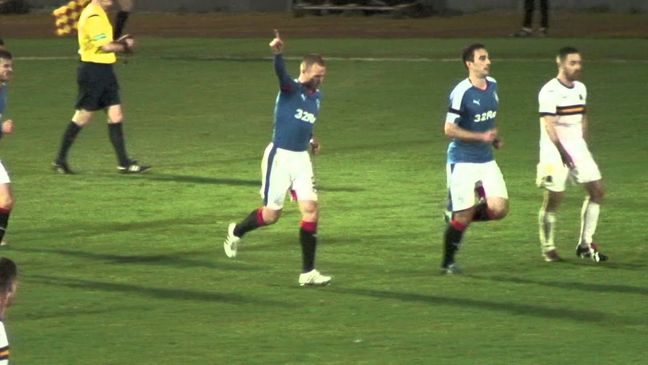 Dumbarton FC v Rangers FC 2nd January 2016 football score