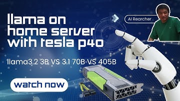 How to Install Llama on Home Server(Dell 730XD) with Tesla P40 and Model Comparison(Include 405B)