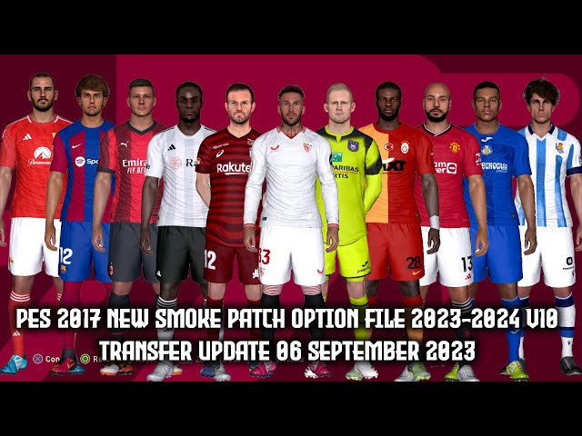 PES 2017 SMOKE PATCH OPTION 2023 - 2024