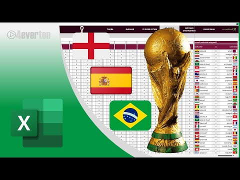 Bolão da Copa do Mundo 2022 - Loja Excel Easy