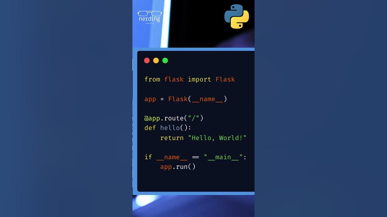 Python: Snippet - Flask #shorts #youtubeshorts #shortsvideo # ...