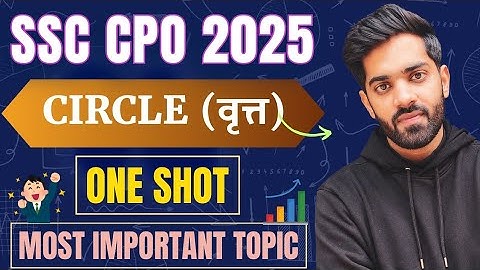 🤩 SSC CPO 2025 Geometry: Complete Circle One Shot Class✅ | All Theorems & Results | Trending Topic🤯