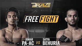 FREE MMA Fight | Jomar Pa ac vs Satya Behuria | BRAVE CF 22
