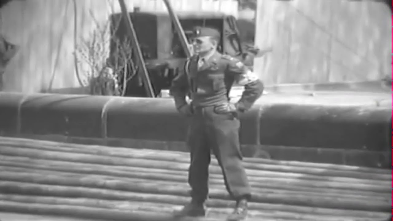 MUNICH NO. 137: PALACE OF JUSTICE GUARDS - NUREMBERG - GERMANY - 04-15-1946 - NO SOUND major league