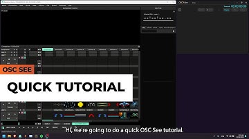 OSC See Quick Tutorial - Timeline Editor for OSC Commands, for Windows and Mac.