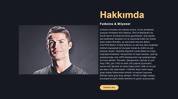 Responsive Hakkımızda Sayfası Nasıl Oluşturulur? | ASMR | Html - Css