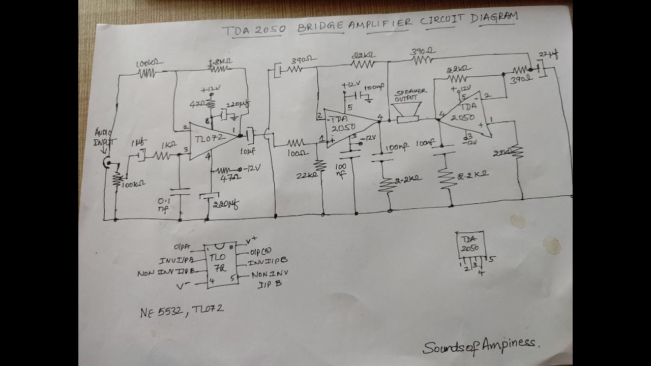 TDA 2050 Bridge Amplifier Circuit 4.1/2.1 Boards comparison - YouTube