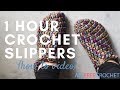 One Hour Crochet Slippers Instructions One Hour Crochet Slippers Instructions